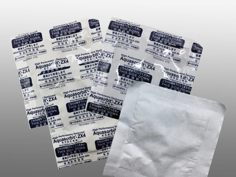 Aquasorbit ZX4 desiccant blister sachets